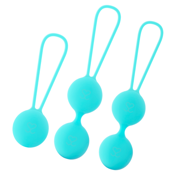 MORESSA - OSIAN SET Osian One; 51 Gr / Osian Two; 101 Gr / Osian Three 85 gr PREMIUM SILICONA TURQUESA - Imagen 2