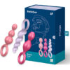 SATISFYER - ANAL PLUGS SET 3 PCS TRICOLOR - Imagen 2