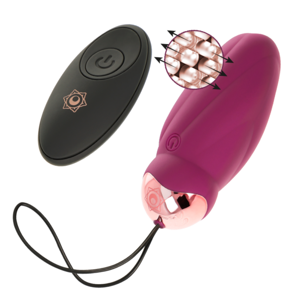 RITHUAL - SITA HUEVO CONTROL REMOTO ROTACIÓN DE PERLAS + VIBRACIÓN - Imagen 2