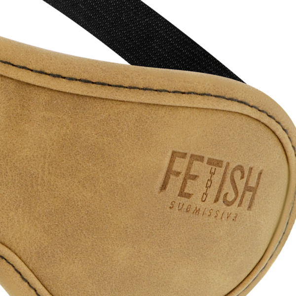 FETISH SUBMISSIVE ORIGEN - ANTIFAZ CUERO VEGANO CON FORRO DE NEOPRENO - Imagen 3