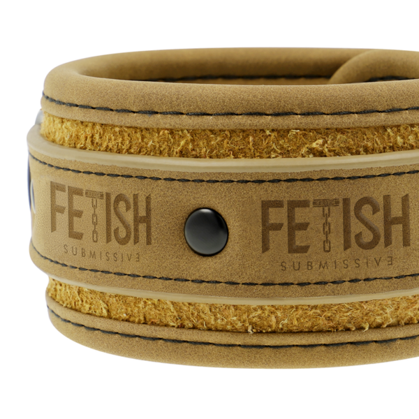 FETISH SUBMISSIVE ORIGEN - ESPOSAS TOBILLOS CUERO VEGANO CON FORRO DE NEOPRENO - Imagen 4