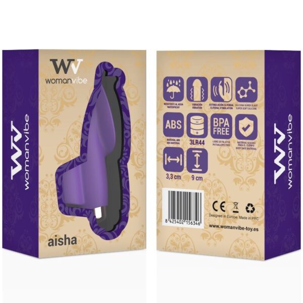 WOMANVIBE - AISHA DEDAL ESTIMULADOR SILICONA - Imagen 5