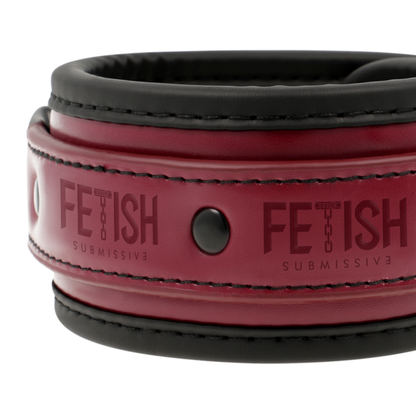 FETISH SUBMISSIVE DARK ROOM - ESPOSAS CUERO VEGANO CON FORRO DE NEOPRENO - Imagen 4