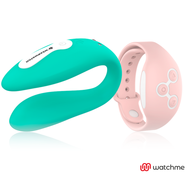 WEARWATCH - VIBRADOR DUAL TECHNOLOGY WATCHME AGUA MARINA / ROSA - Imagen 2