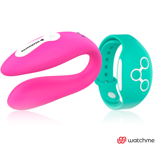 WEARWATCH - VIBRADOR DUAL TECHNOLOGY WATCHME FUCSIA / AGUA MARINA - Imagen 2