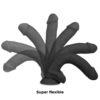 COCK MILLER - ARNES + SILICONA DENSITY ARTICULABLE COCKSIL NEGRO 19,5 CM - Imagen 4