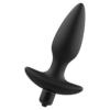 ADDICTED TOYS - MASAJEADOR PLUG ANAL CON VIBRACIÓN NEGRO - Imagen 3